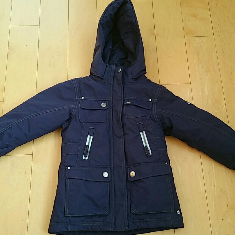 Columbia girls jacket 4/5 purple